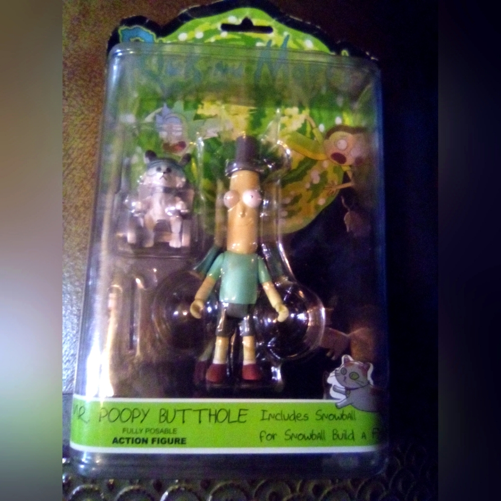 Rick and Morty in slightly damaged package